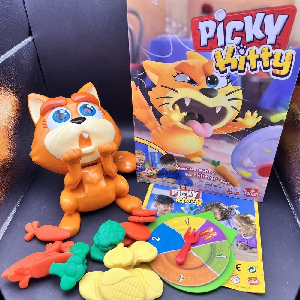 Picky Kitty Goliath Board Games Kids Childrens Complete Played Once